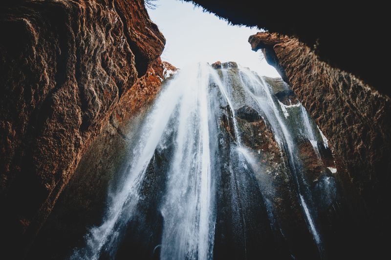 Gljúfrabúi waterfall